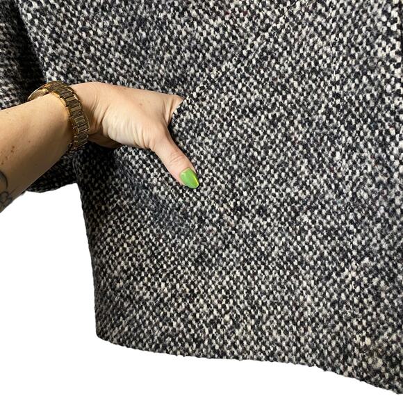 Donnybrook Vintage Wool Blend Tweed Coat with Dolman Sleeves size 14 - Picture 3 of 6